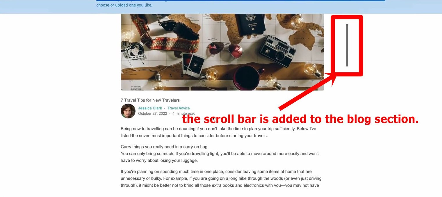 13 the scroll bar is added to your unbounce landing page