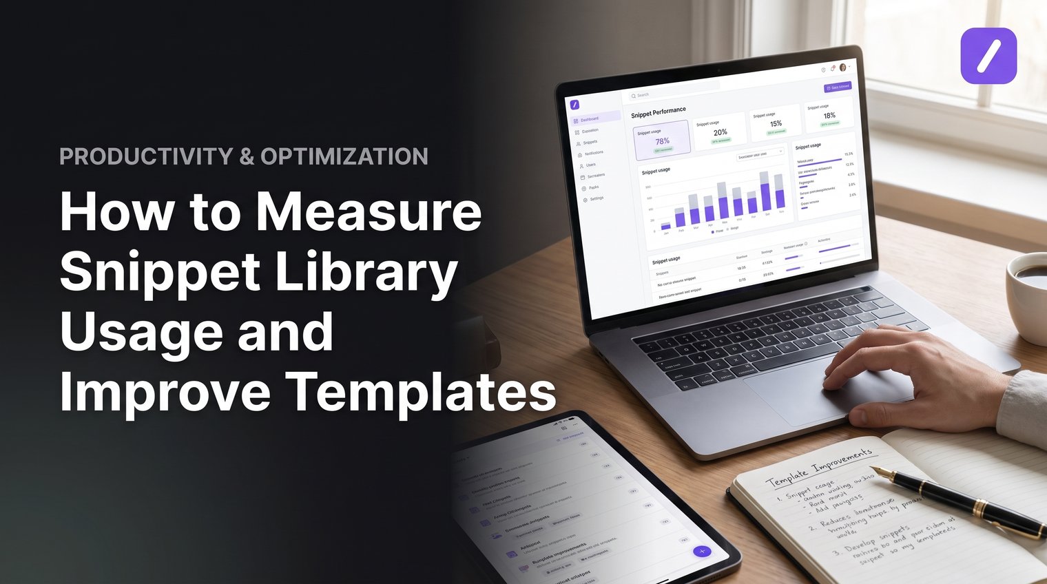 How to Measure Snippet Library Usage and Improve Templates