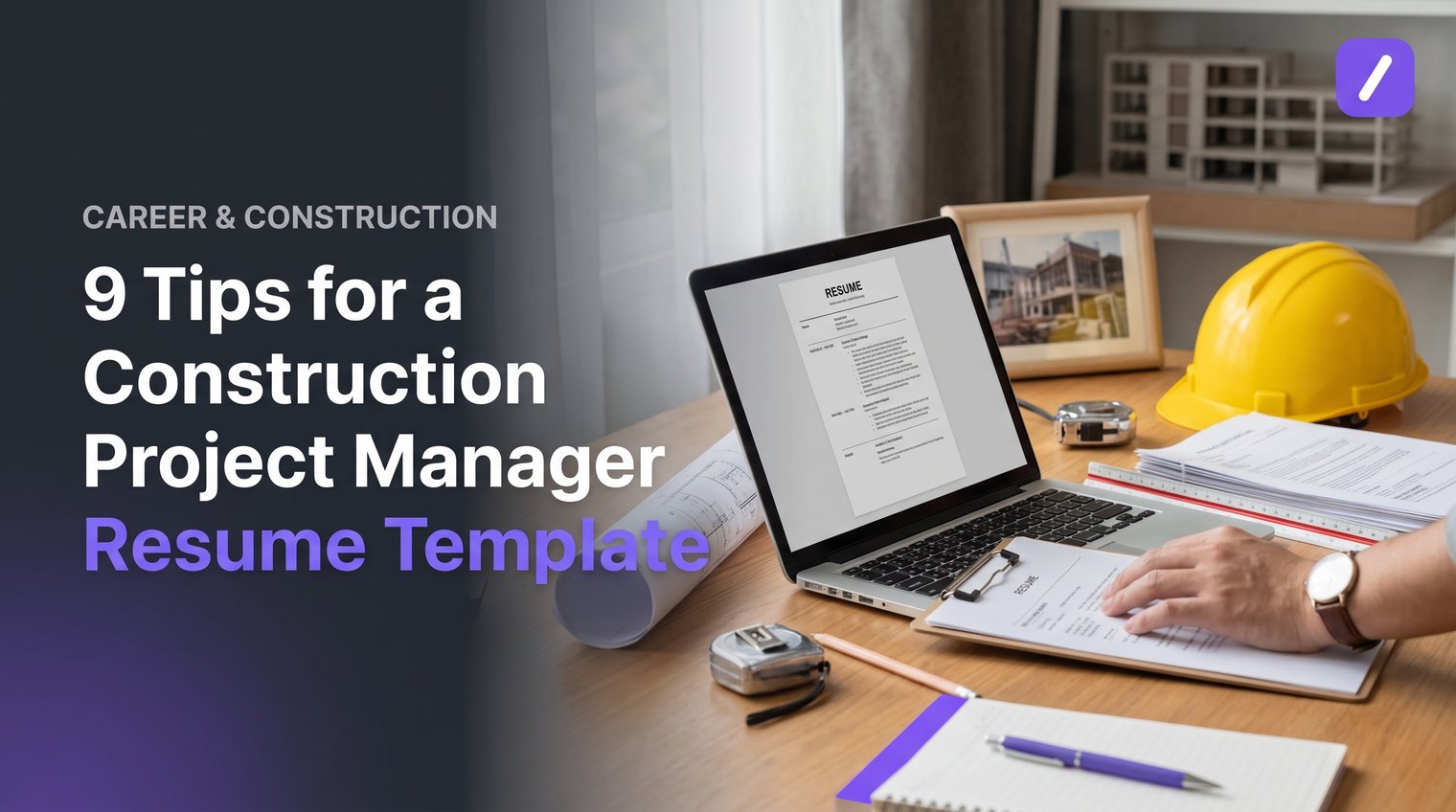 9 Tips for a Construction Project Manager Resume Template