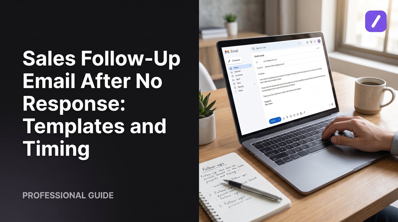 Sales Follow-Up Email After No Response: Templates and Timing