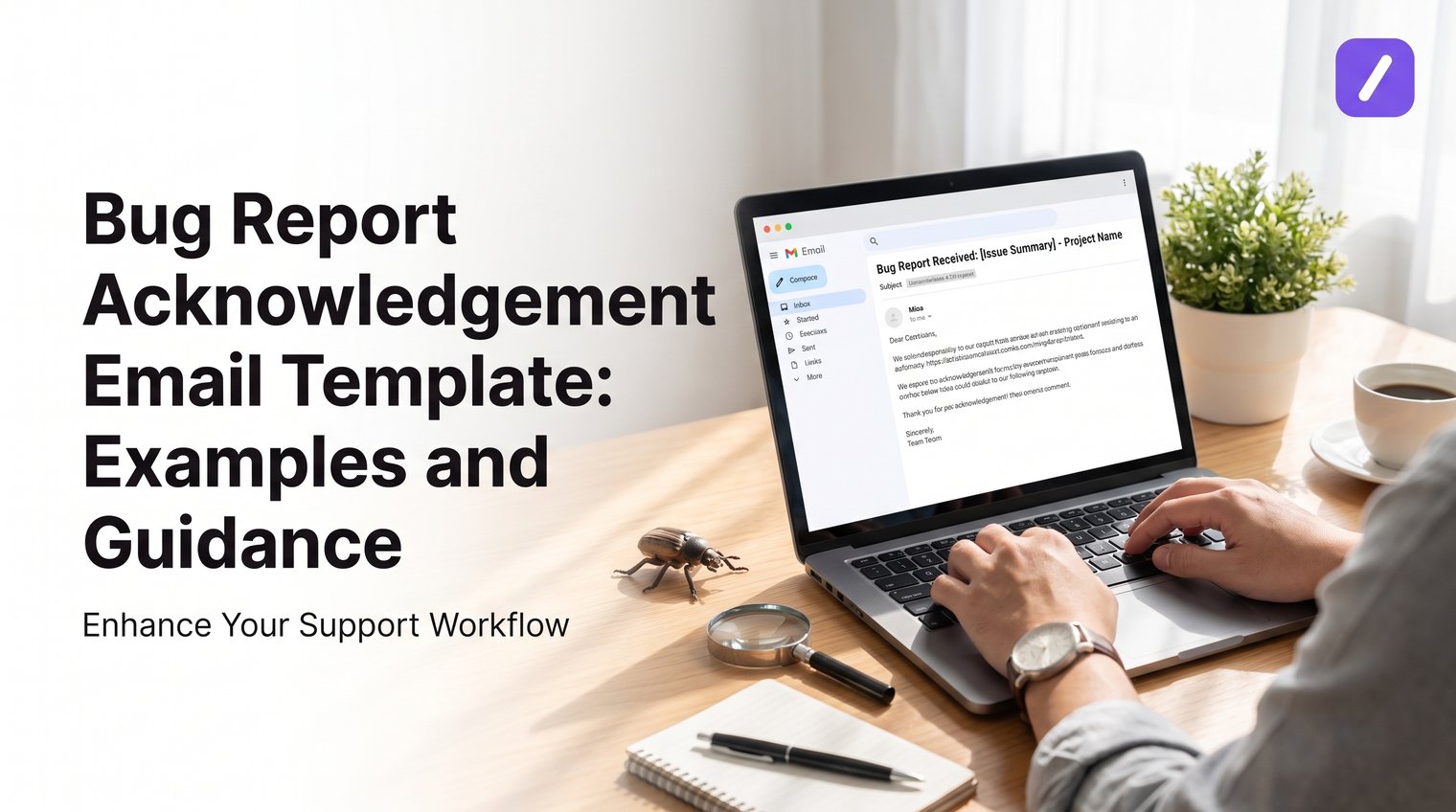 Bug Report Acknowledgement Email Template: Examples and Guidance