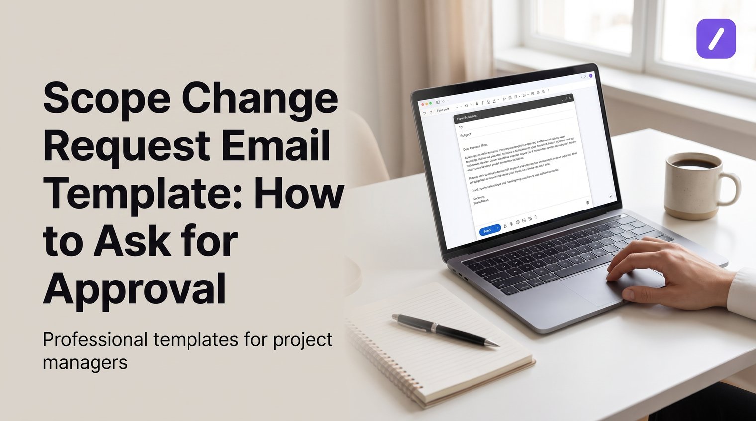 Scope Change Request Email Template: How to Ask for Approval