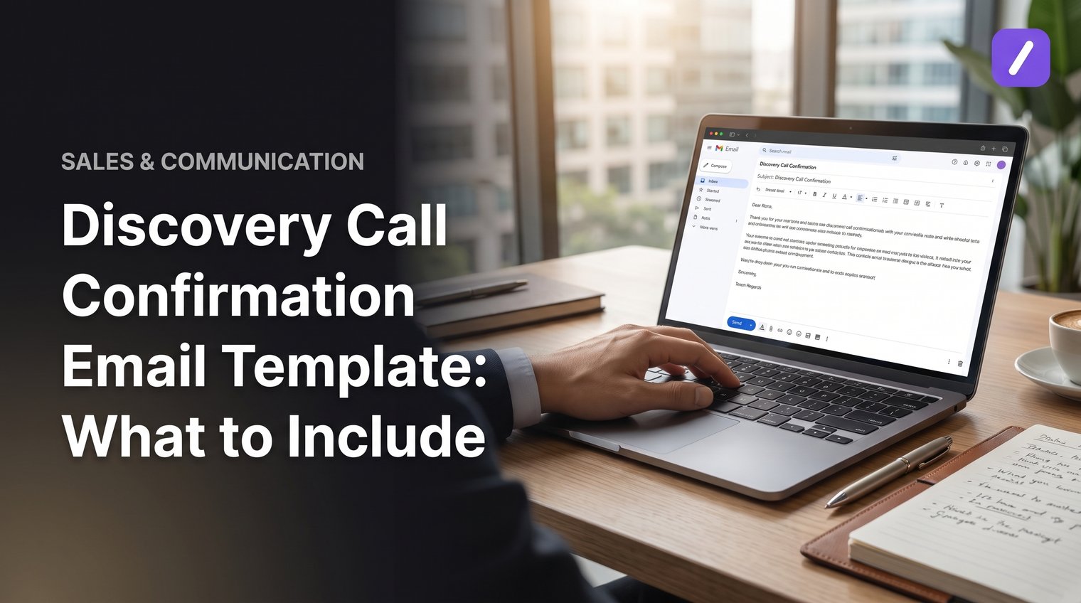 Discovery Call Confirmation Email Template: What to Include