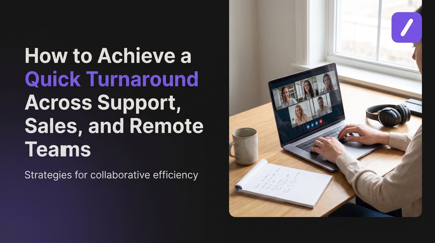 How to Achieve a Quick Turnaround Across Support, Sales, and Remote Teams