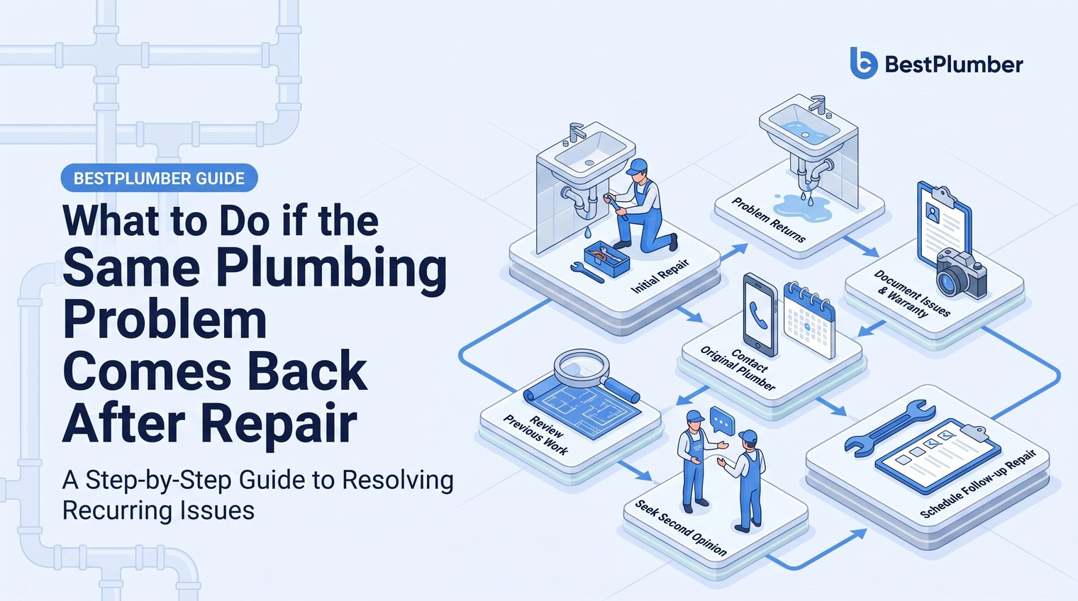 What to Do if the Same Plumbing Problem Comes Back After Repair