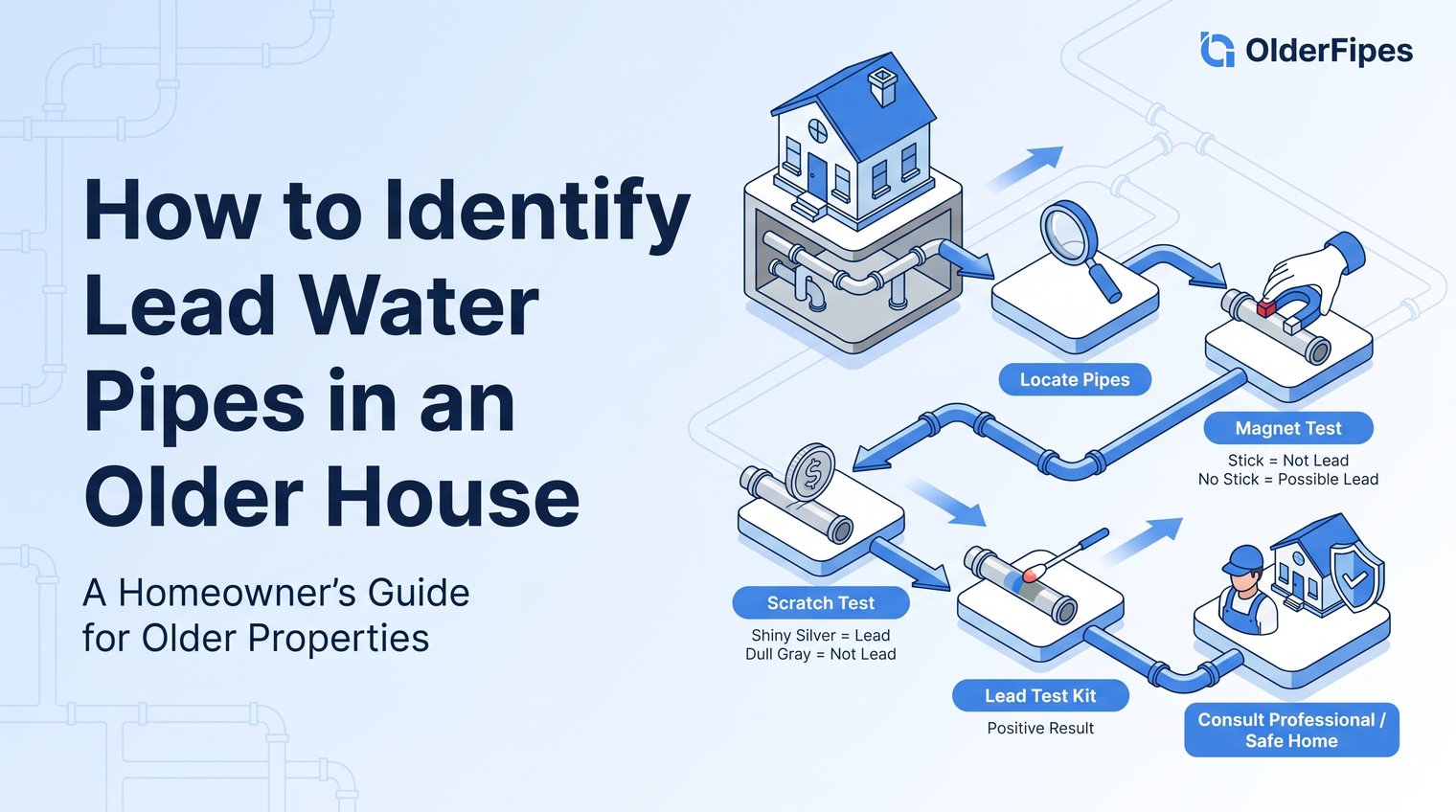 How to Identify Lead Water Pipes in an Older House