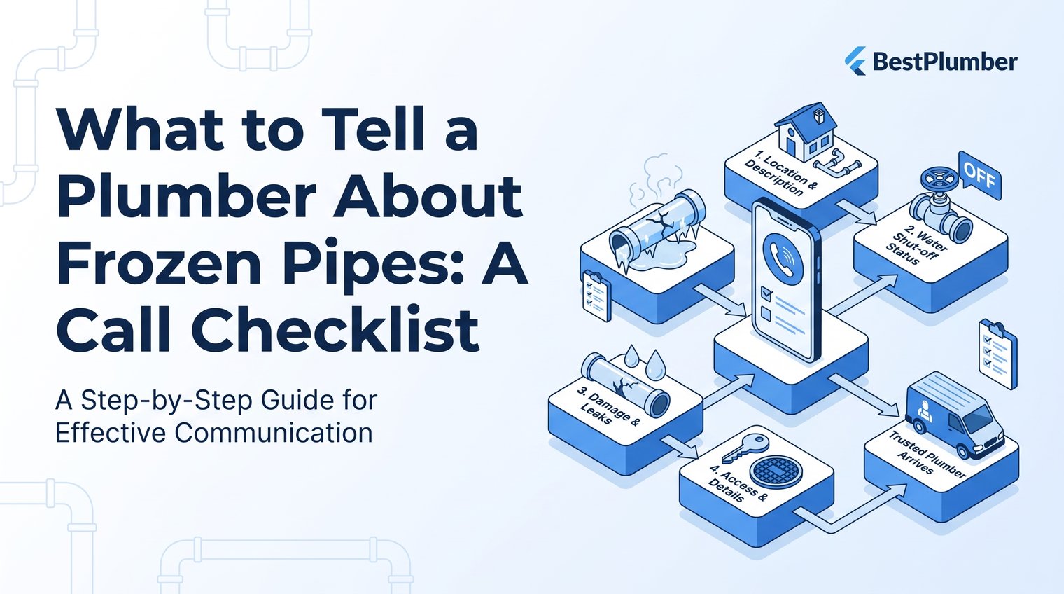 What to Tell a Plumber About Frozen Pipes: A Call Checklist