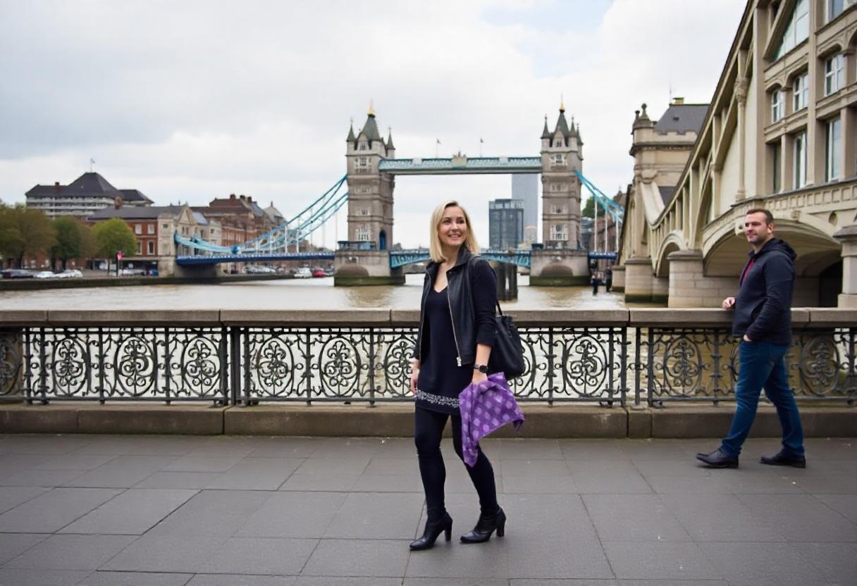 View of London cityscape highlighting budget hotels for first-time travellers