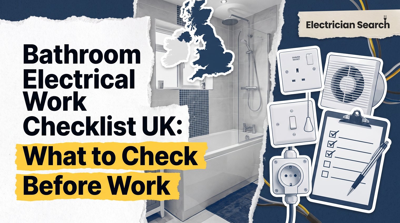 Bathroom Electrical Work Checklist UK: What to Check Before Work