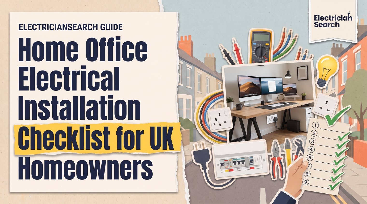 Home Office Electrical Installation Checklist for UK Homeowners