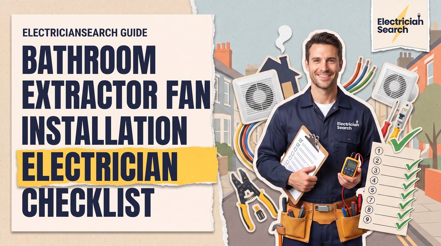 Bathroom Extractor Fan Installation Electrician Checklist
