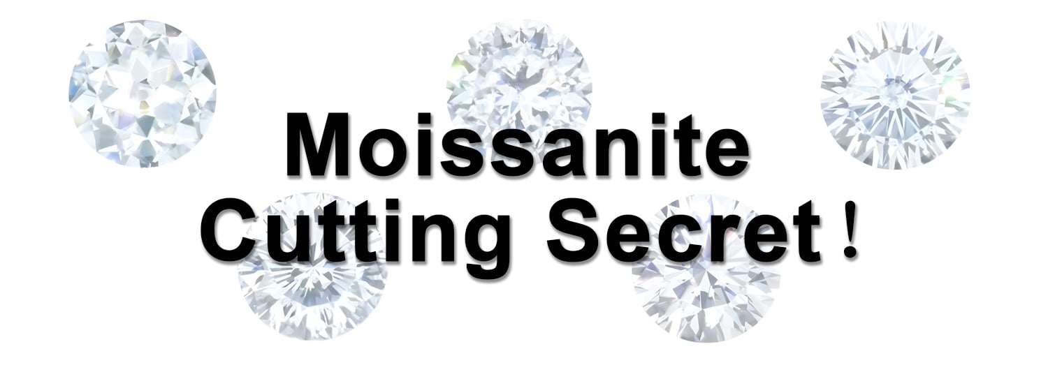 Engagement Ring Moissanite Cutting Secret！